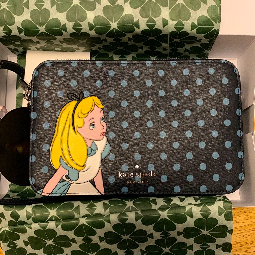 Disney x kate spade Alice in Wonderland Crossbody Bag NWT